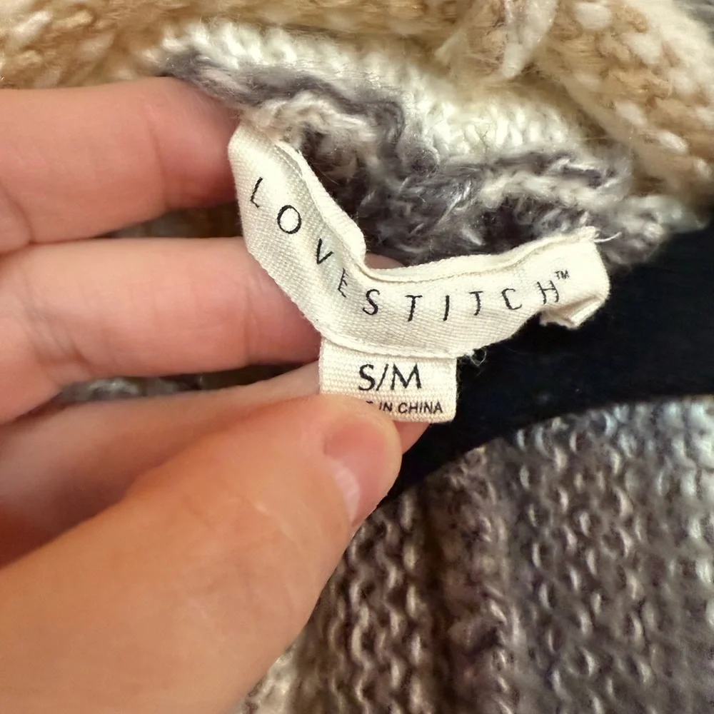 Lovestitch Multicolor Knit Cardigan